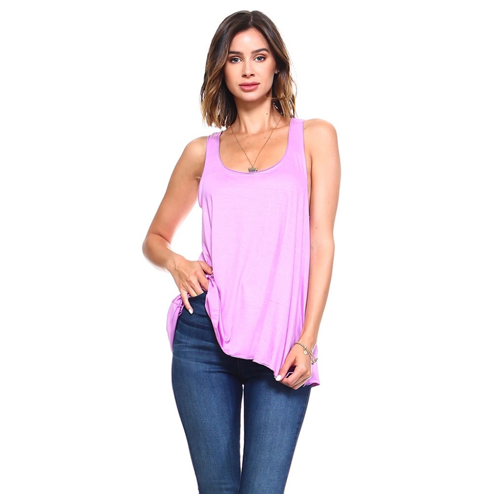 *3 Pack* Orchid Flowy Racerback Tank